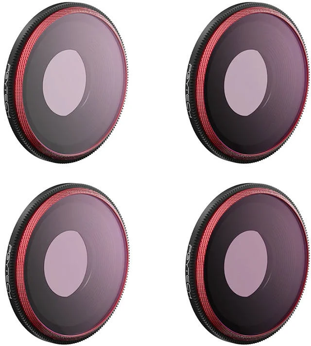 ND-PL filtro rinkinys PGYTECH (8/16/32/64), skirtas DJI Osmo Action 3