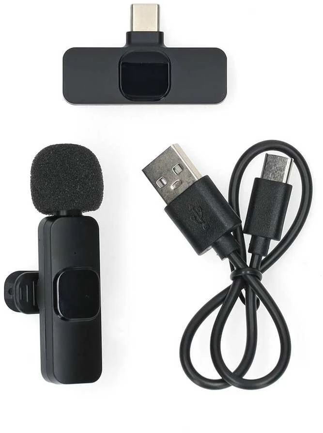 Nedis Belaidis prisegamas įkraunamas USB-C mikrofonas