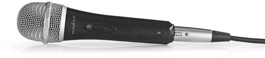 Nedis Dinaminis vienakryptis mikrofonas su 6.35mm ir XLR jungtimi 5m