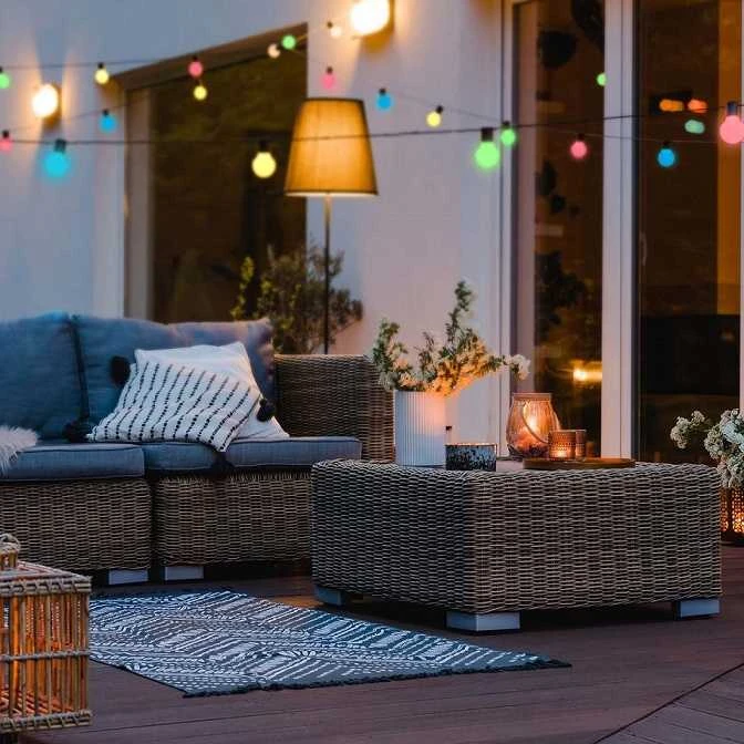 Nedis Išmani LED girlianda, 230Vac, 10,8m, 48 x Ø30mm LED, RGB+, Wi-Fi, TUYA