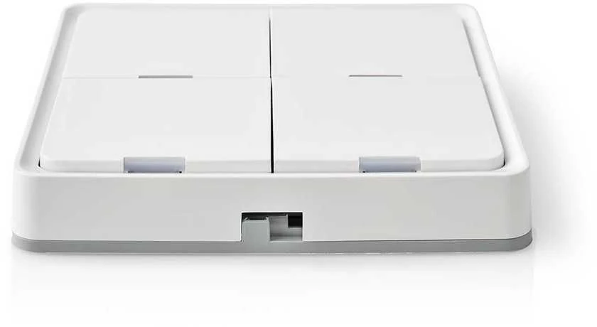Nedis Išmanusis Zigbee SmartLife belaidis sieninis jungiklis, programuojamas, 12 funkcijų, CR2430, baltas