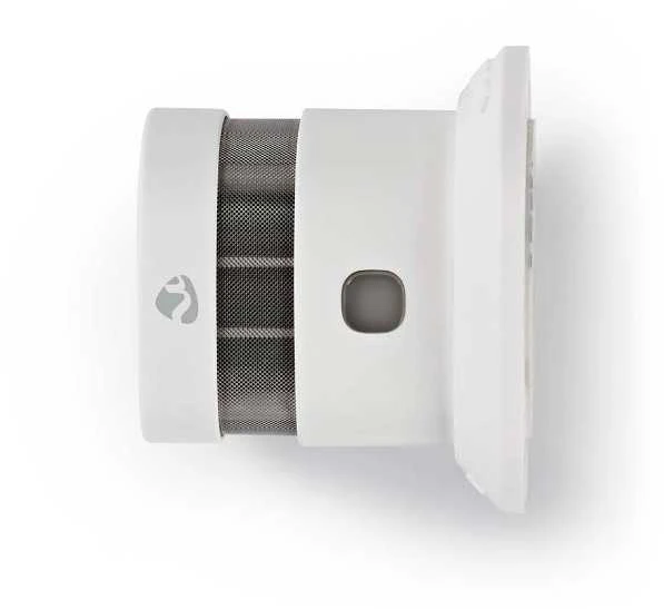 Nedis Išmanusis ZigBee TUYA dūmų jutiklis su sirena 85dB, CR123A, baltas