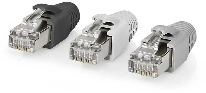 Nedis Kištukas RJ45 (8P8C) Pass Through CAT6 FTP kabeliui (10 vnt)