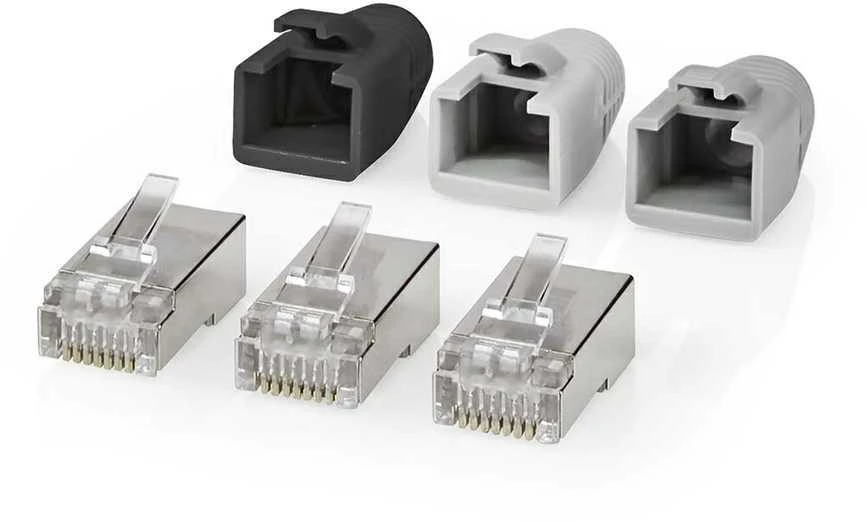 Nedis Kištukas RJ45 (8P8C) Pass Through CAT6 FTP kabeliui (10 vnt)