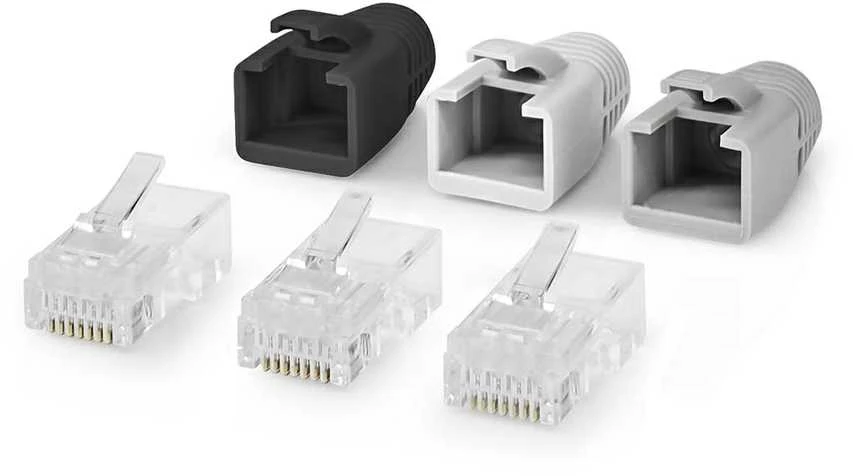 Nedis Kištukas RJ45 (8P8C) Pass Through CAT6 UTP kabeliui (10 vnt)