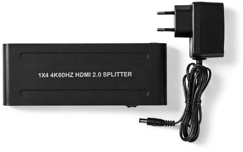 Nedis Šakotuvas HDMI 2.0 4K@60Hz (1 -> 4)