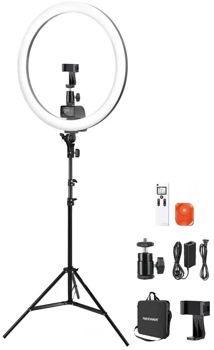 „Neewer SRP18-2.4G“ 46 cm LED žiedinis žibintas
