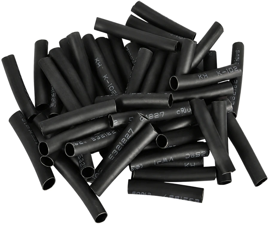 Neizoliuota jungtis kabeliui 0.3-1.5mm2 su susitraukiančiu vamzdeliu 50 vnt