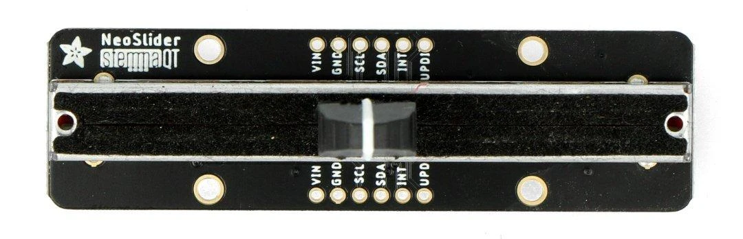 NeoSlider I2C potenciometras su juodu slankikliu