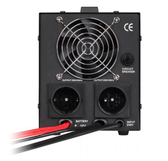 Nepertraukiamo maitinimo šaltinis 700W 12V/230Vac KEMOT PROsinus-700