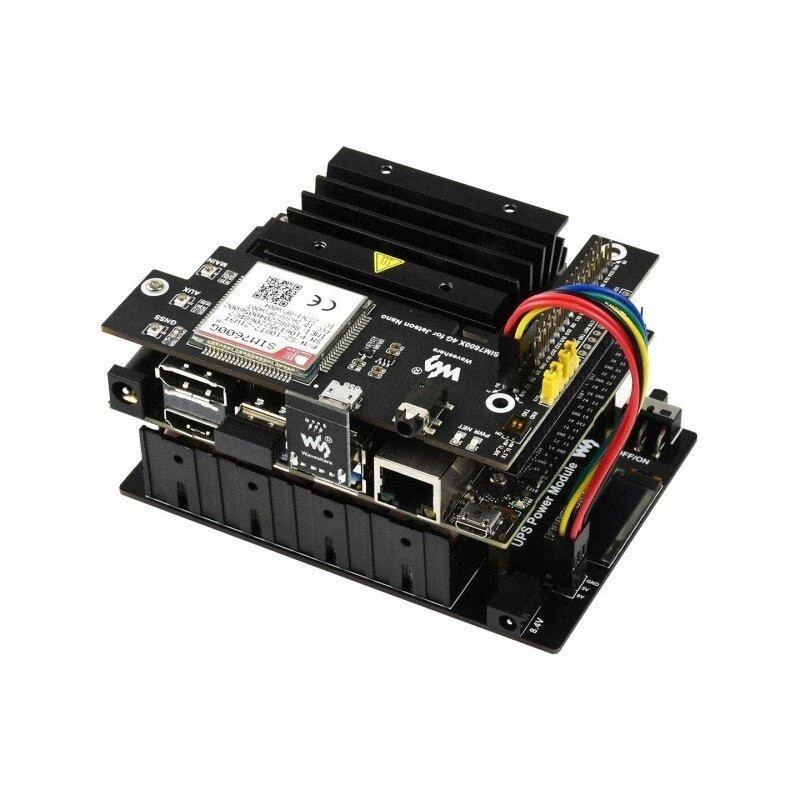 Waveshare UPS modulis su SIM7600X ir radiatoriais