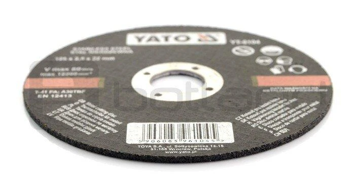 Nerūdijančio plieno pjovimo diskas Yato YT-6104