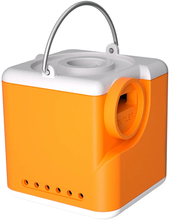 Flextail Nano Pump 5C1 portable pump (oranžinis)