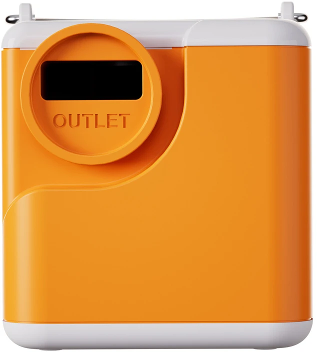 Flextail Nano Pump 5C2 portable pump (oranžinis)