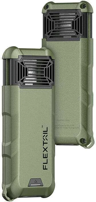 Nešiojamas du viename uodus atbaidantis Flextail Max Repel S (žalias)