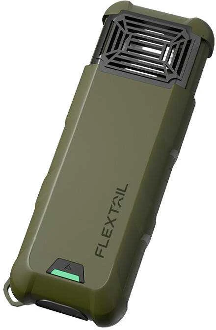 Nešiojamas du viename uodus atbaidantis Flextail Max Repel S (žalias)