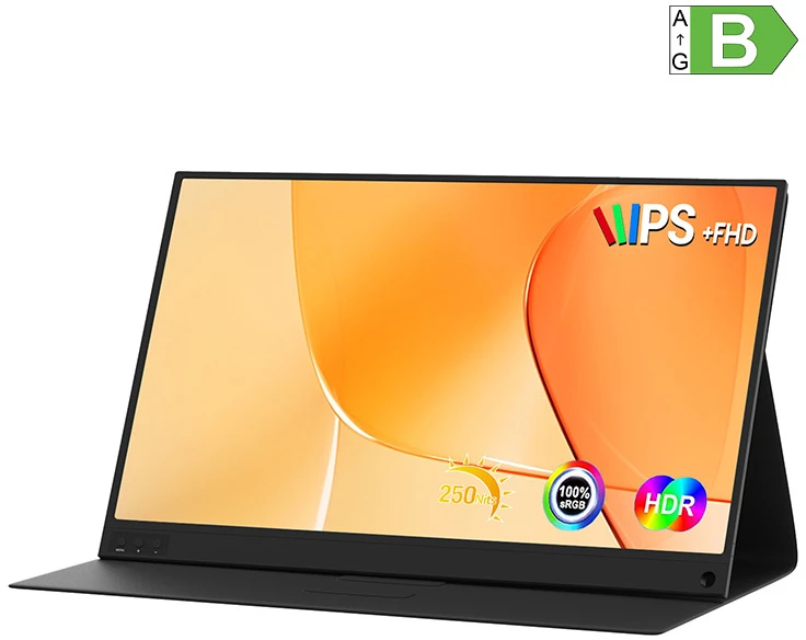 ZEUSLAP P15AT Portable Monitorius with a 15.6" Jutiklinis ekranas