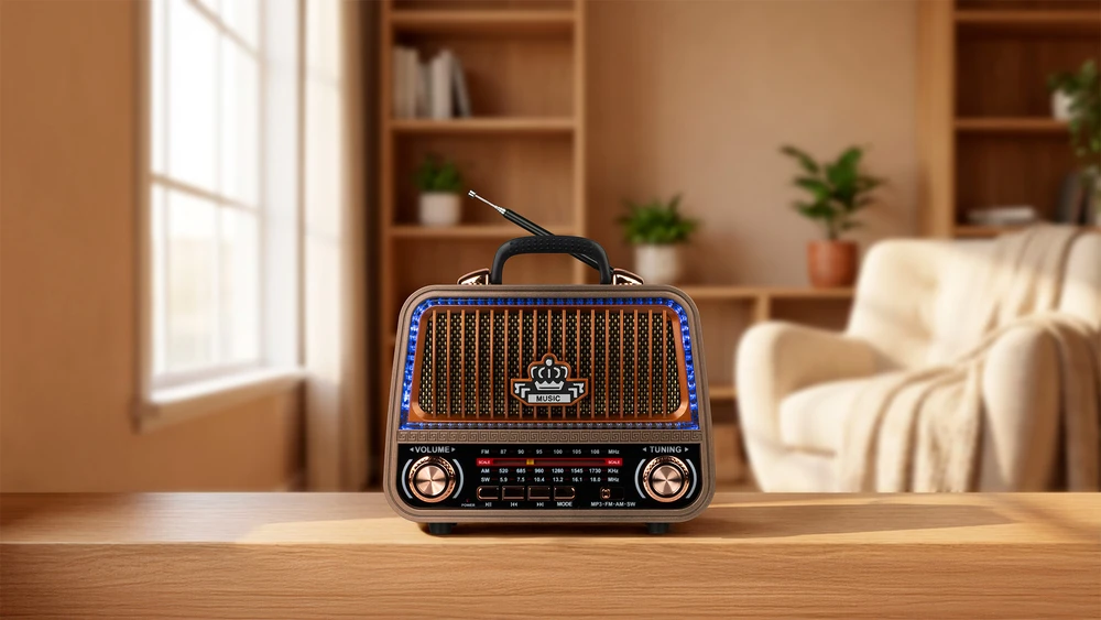 Kruger & Matz Radio KrugerMatz analoginis nešiojamas radijo imtuvas, modelis KM0833