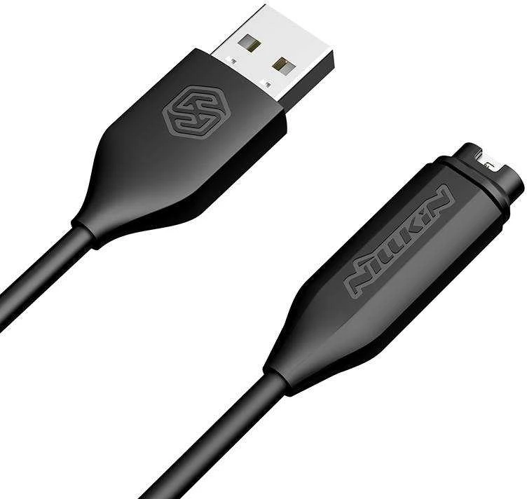 Nillkin Garmin Watch USB įkrovimo laidas (juodas)