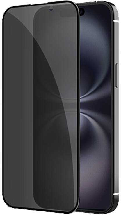 Nillkin Apsauginis stiklas 0.25mm Guardian 2.5D Apple iPhone 16 Juodas (with applicator)