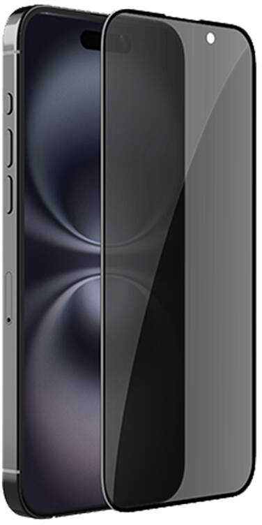 Nillkin Apsauginis stiklas 0.25mm Guardian 2.5D Apple iPhone 16 Juodas (with applicator)