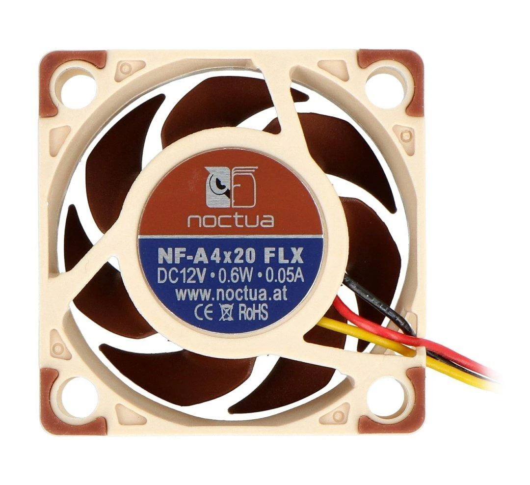 Noctua NF-A4X20 FLX ventiliatorius - 40x40x20mm - 3 kontaktų