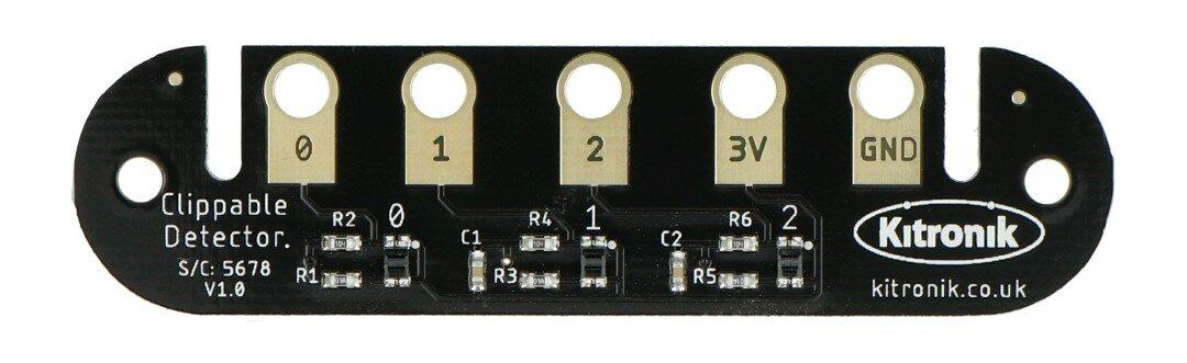 Nukerpama detektoriaus plokštė V1.0, skirta BBC micro:bit - Kitronik 5678