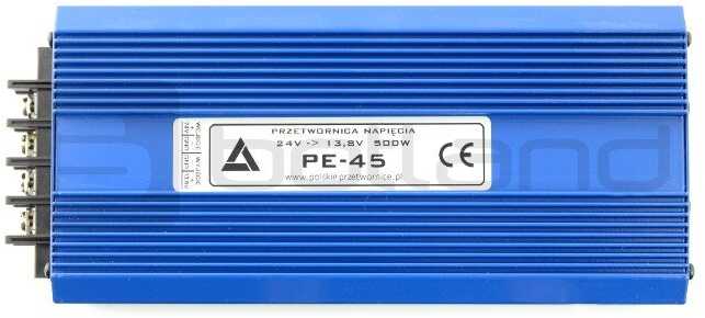 Nuolatinės ir nuolatinės srovės keitiklis AZO Digital PE-45 24 / 13.8V 500W