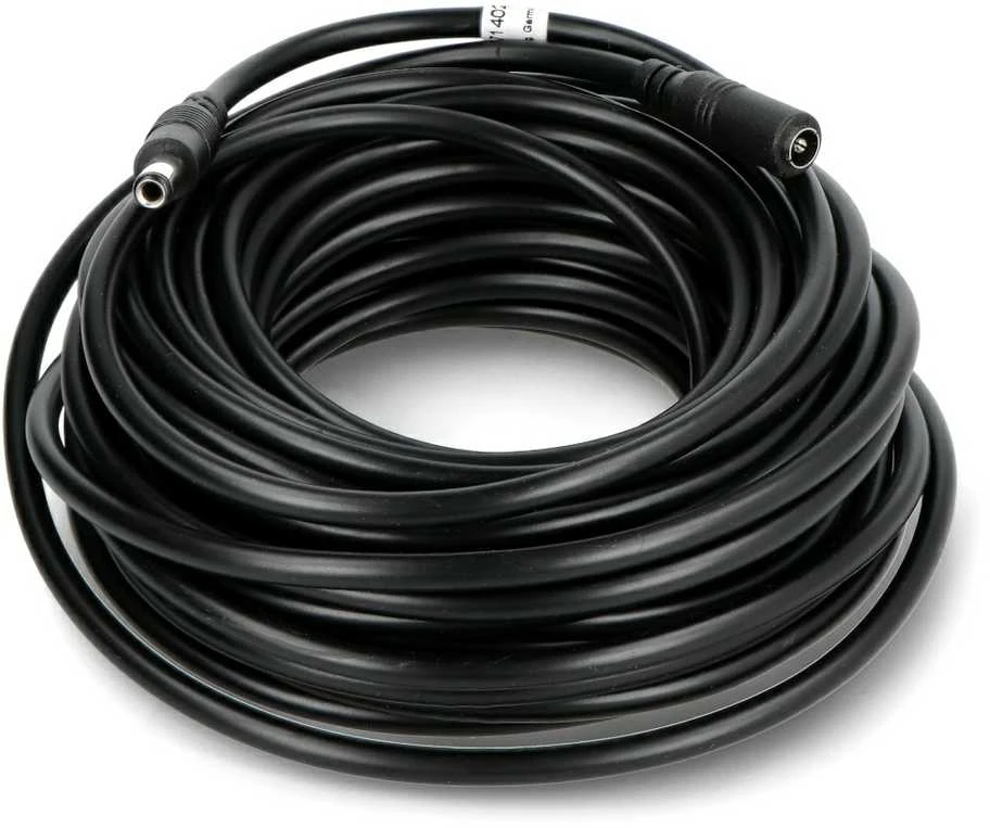 DC prailgintuvas 5.5/2.5mm - kaištis-lizdas - 10m - juodas - Goobay 71402