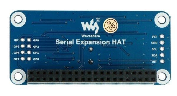 Waveshare Serial Expansion HAT plokštė su 40 kontaktų jungtimi