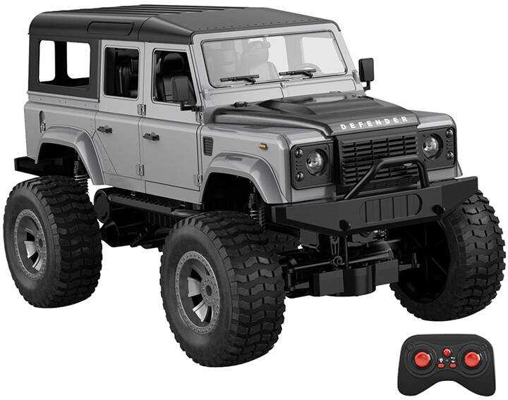 Nuotolinio valdymo pultas RC nuotolinio valdymo automobilis 1:8 Double Eagle (pilkas) Land Rover Defender E375-003