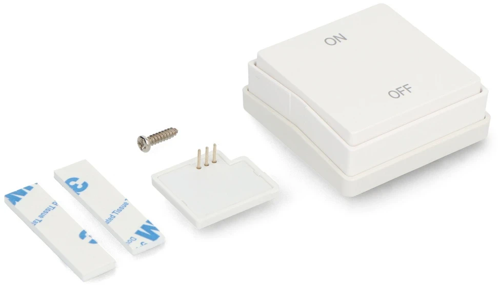 Nuotolinio valdymo pultas – vieno kanalo kinetinis mygtukas – RF 2.4GHz, skirtas RTX moduliams – RTX RFR1K