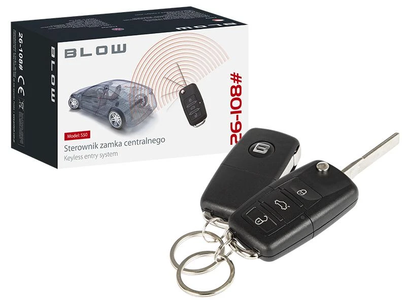 Blow S50 centrinio užrakto pulteliai su iššokančiais raktais