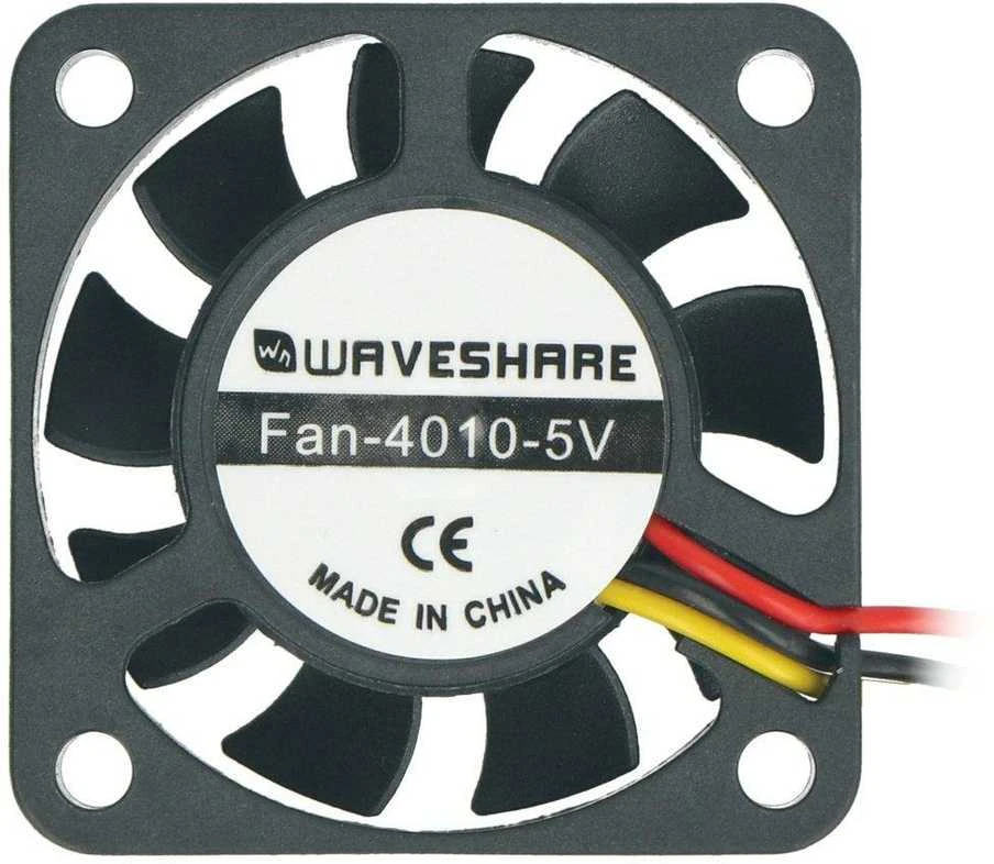 Waveshare 40x40mm 5V ventiliatorius su jungties laidais