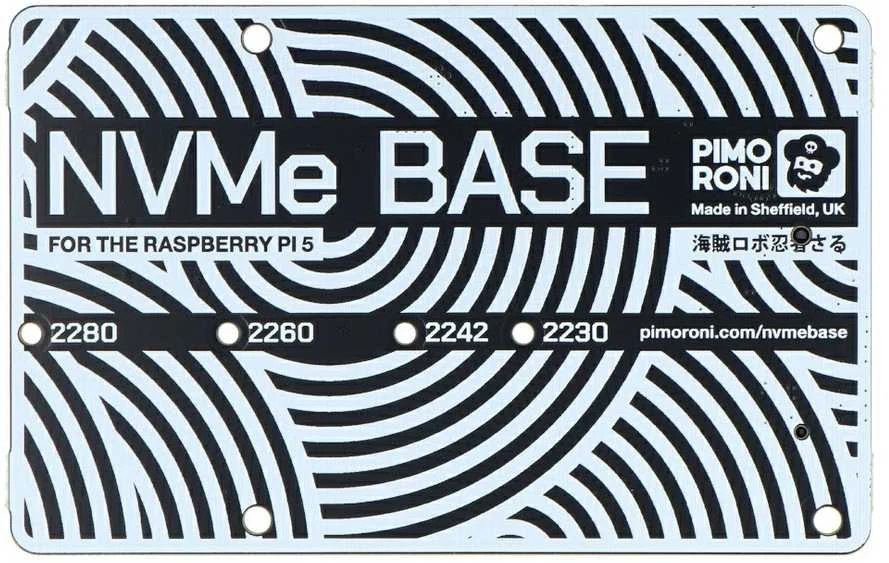 NVMe Base plokštė Raspberry Pi 5 - viršutinė pusė