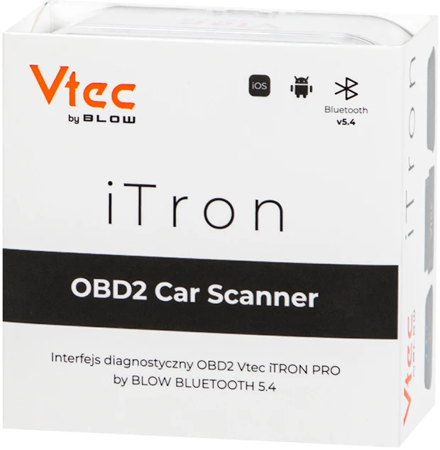 OBD2 diagnostikos sąsaja Vtec iTRON PRO su BLOW BLUETOOTH 5.4