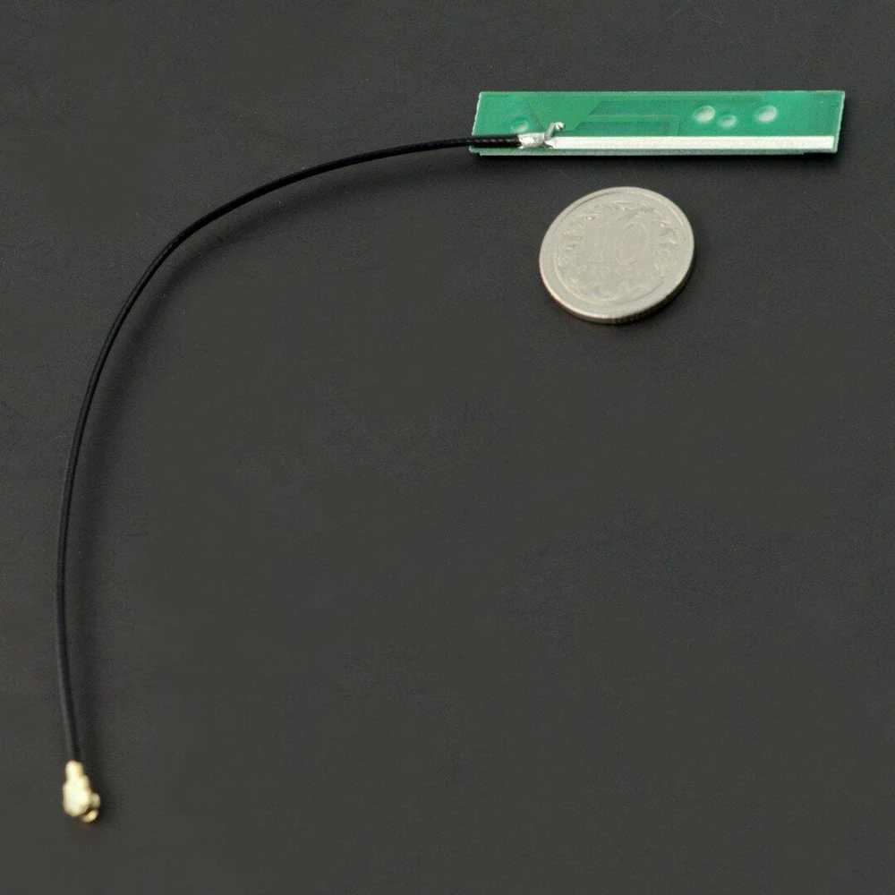 WiFi antena su u.FL jungtimi ir PCB plokšte