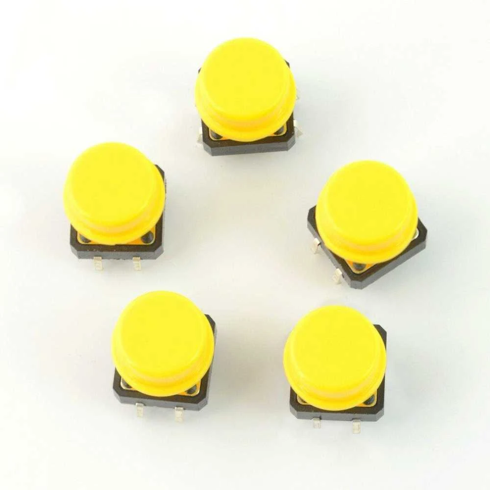 Oem 12x12mm mygtukų rinkinys 50 vnt - spalvoti dangteliai + dėžutė