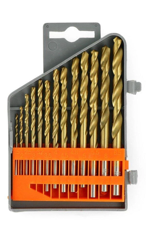 Grąžtas Toya Sa Poland Oem 13 Tytan metalinių grąžtų 1.5–6.5 mm rinkinys - Sthor 22300