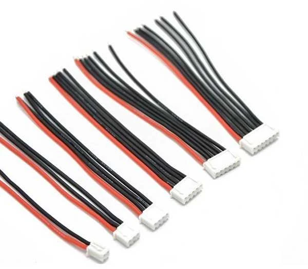 Oem XH 2S 3P balansavimo kištukas su 10cm laidu - balansavimo jungtis - raudona juoda