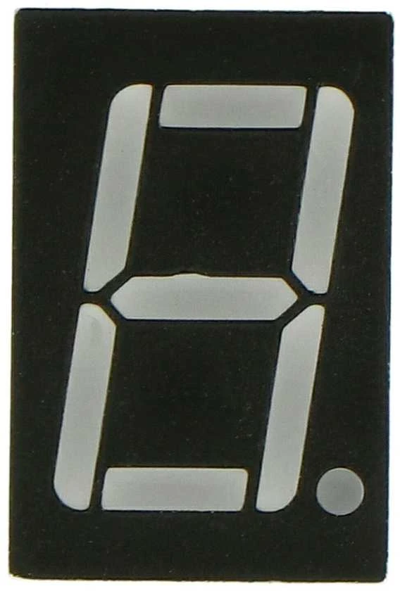 Oem 8 segmentų ekranas 14mm Raudona Spalva