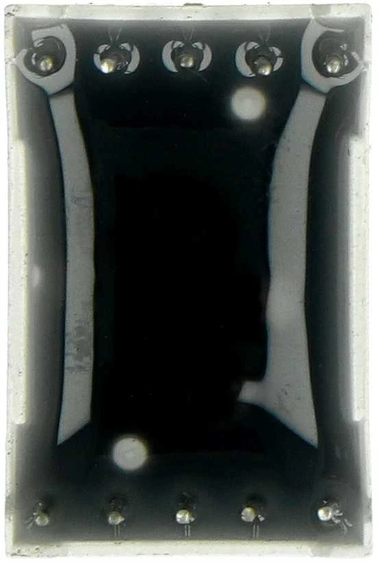 Oem 8 segmentų ekranas 14mm Raudona Spalva