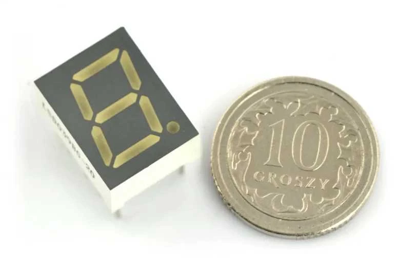 Oem Aštuonių segmentų ekranas x1 – 10mm raudonas – bendras anodas