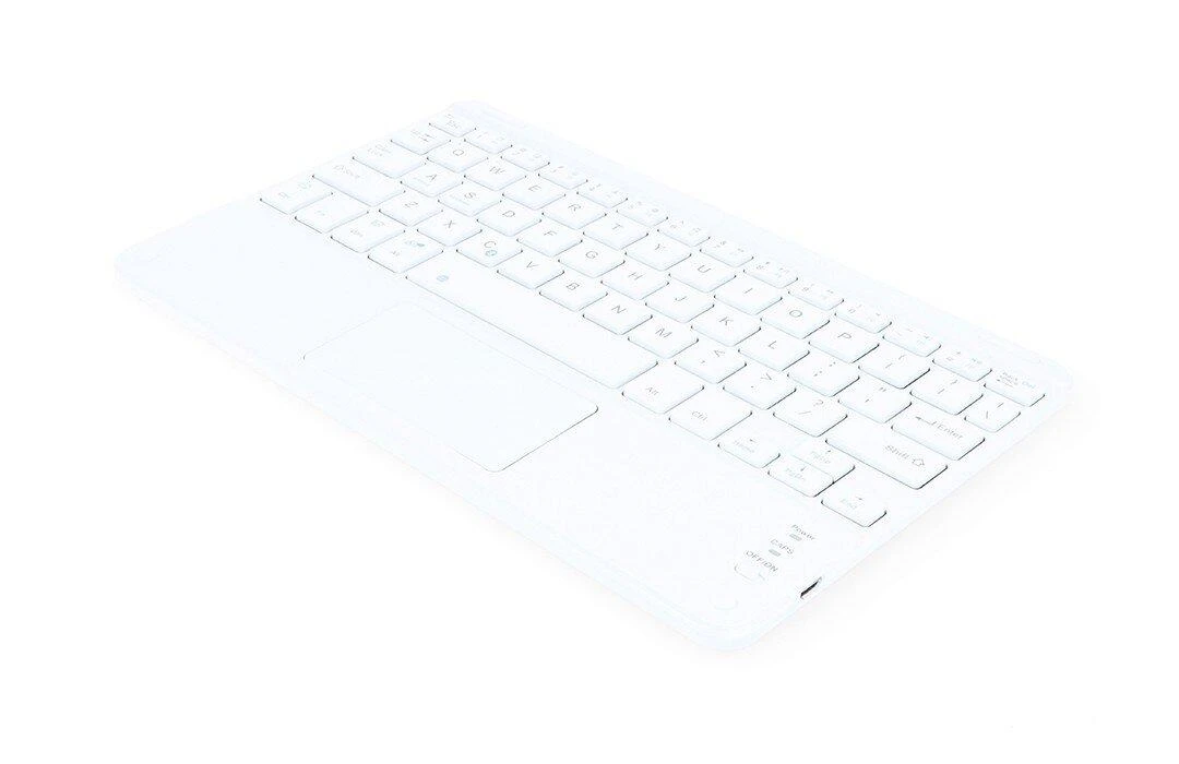 Oem Belaidė Bluetooth 3.0 klaviatūra - balta