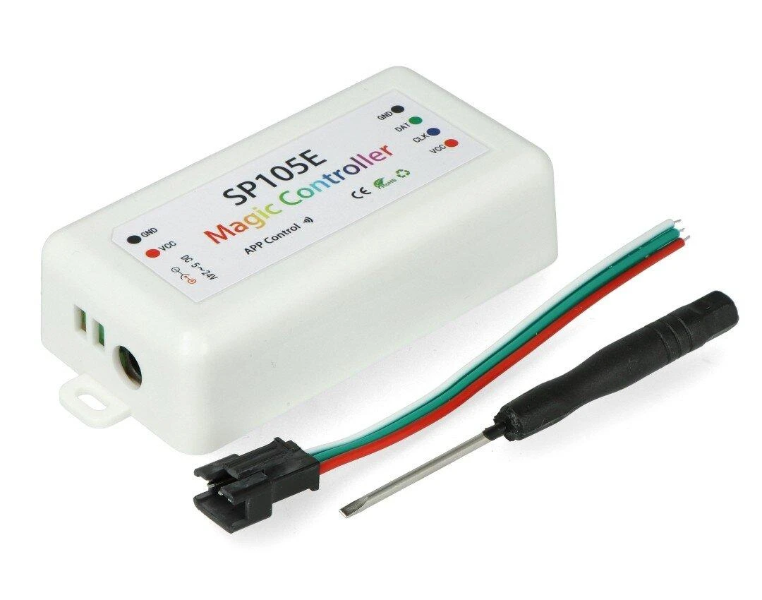 Oem Bluetooth SP105E Magic Controller valdiklis adresuojamoms RGB LED juostoms