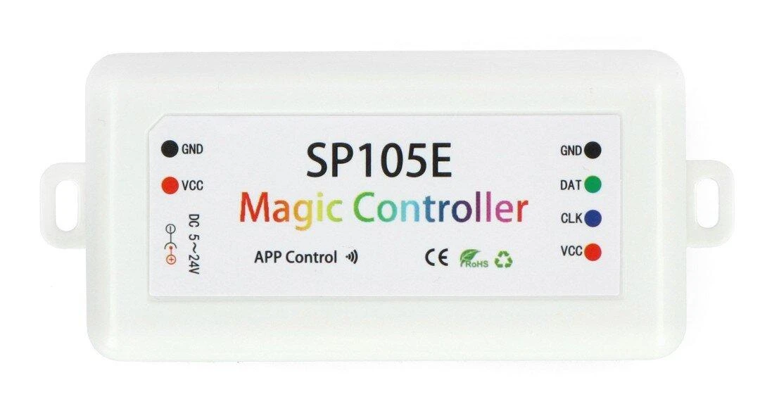 Oem Bluetooth SP105E Magic Controller valdiklis adresuojamoms RGB LED juostoms