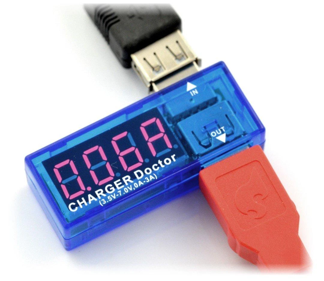 Oem Charger Doctor - srovės ir įtampos matuoklis USB