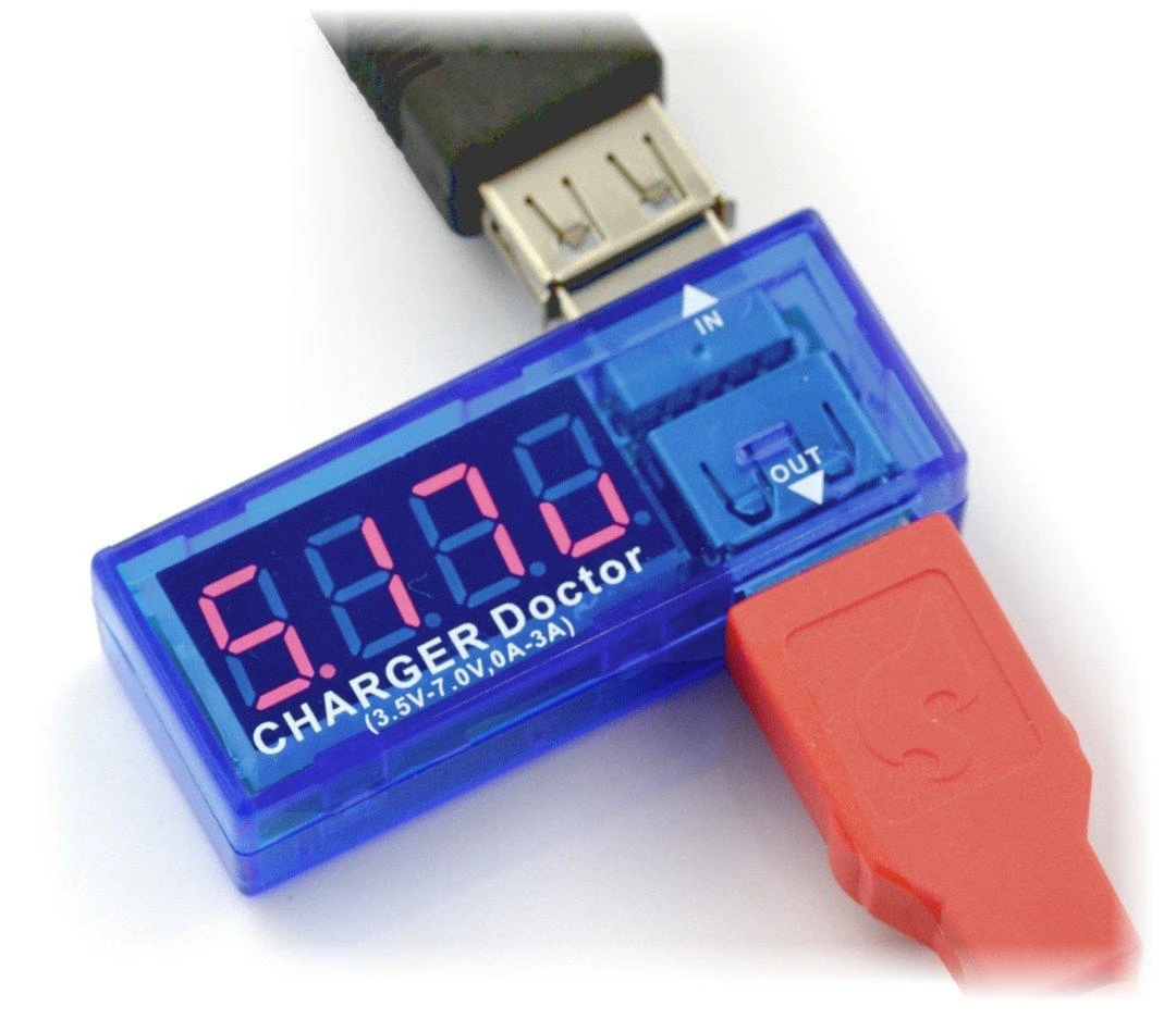 Oem Charger Doctor - srovės ir įtampos matuoklis USB