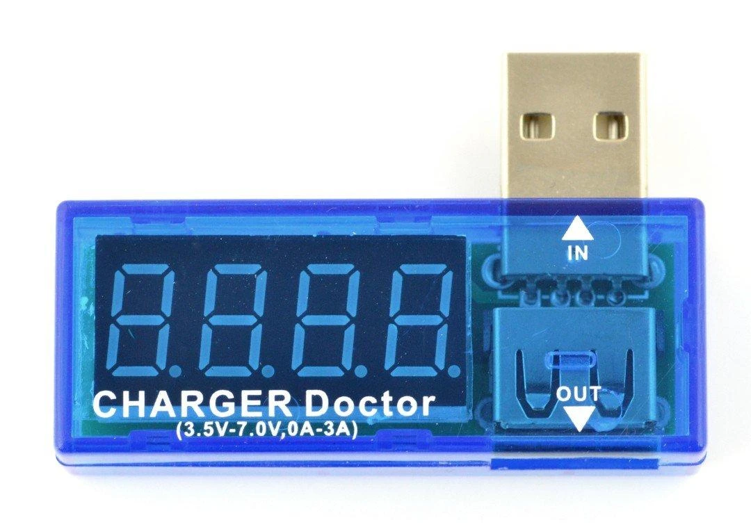 Oem Charger Doctor - srovės ir įtampos matuoklis USB