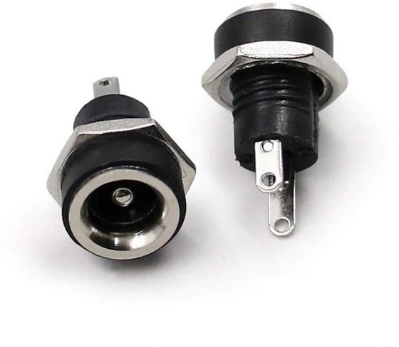 Oem DC 022B 1.3/3.5mm maitinimo lizdas - prisukamas - lizdas 3.5x1.3 - 2 kontaktų - 5vnt
